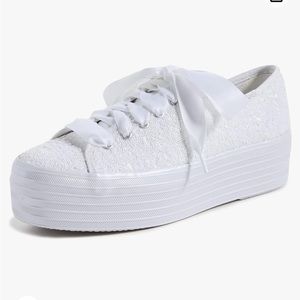 Women's Triple Up Platform Sequin Sneakers- size 8.5